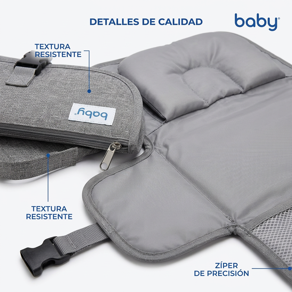 Cambiador Portátil para Bebé | Practicidad en Viajes y Salidas