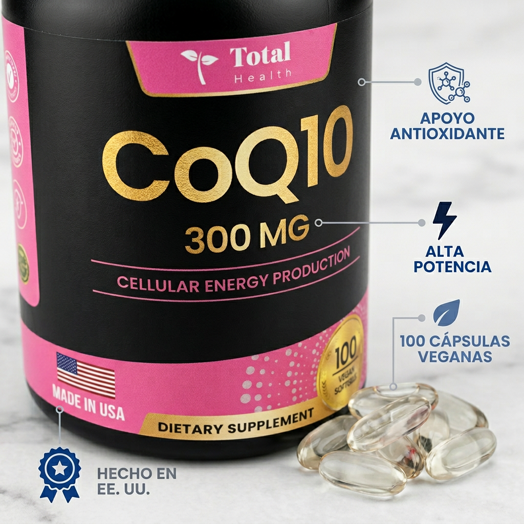 CoQ10 Total Health | Energía Celular y Salud Cardiovascular