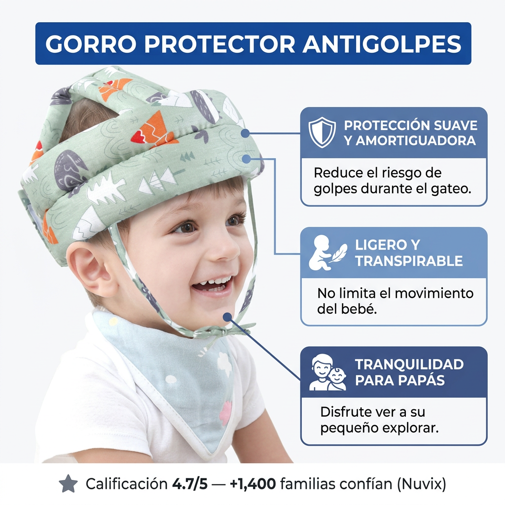 Protector de cabeza para bebé