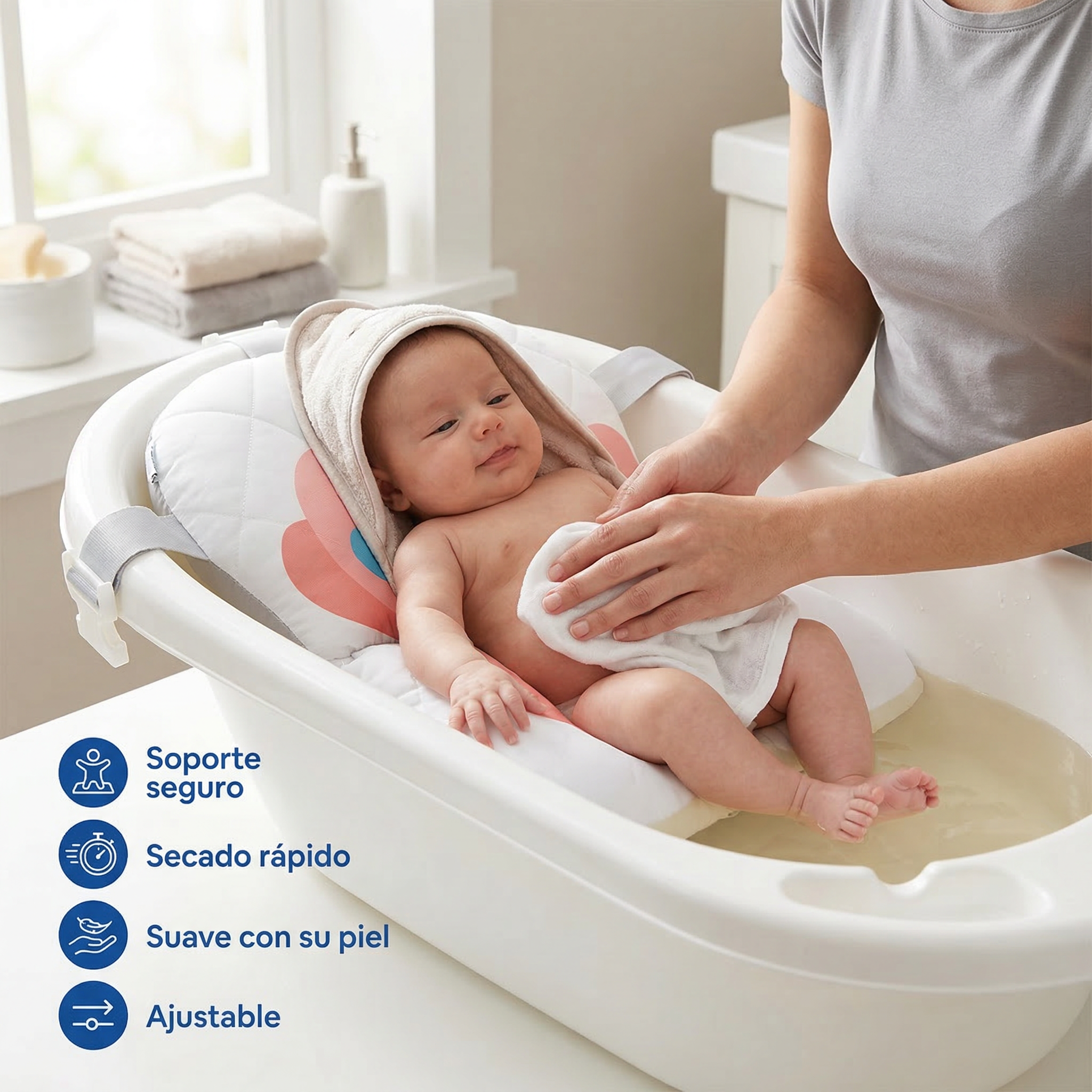 Cojín para Bañera Bebé | Seguridad y Comodidad en el Baño