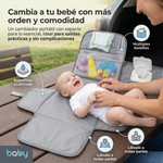 Cambiador Portátil para Bebé | Practicidad en Viajes y Salidas