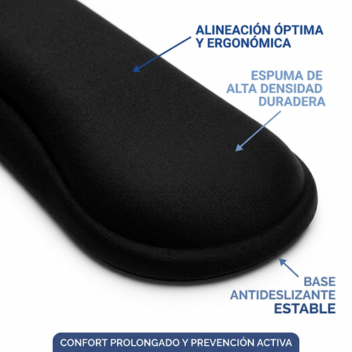 Almohadilla para teclado espuma