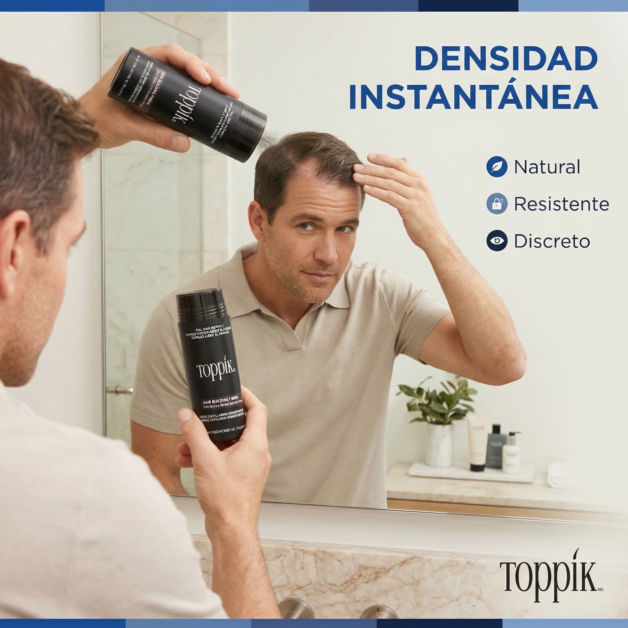 Toppik Fibras Capilares Negro 27.5g | Densidad Capilar Instant