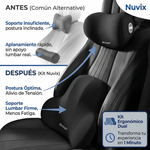 Kit Soporte Lumbar Carro + Oficina | Comodidad Completa