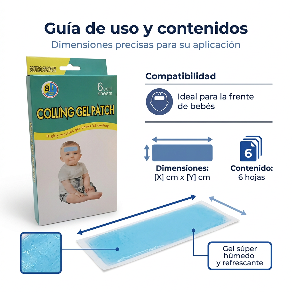 Parche para Fiebre Bebés Niños | Alivio Rápido y Seguro