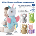 Cojín Protección Cabeza Bebé | Seguridad en Primeros Pasos