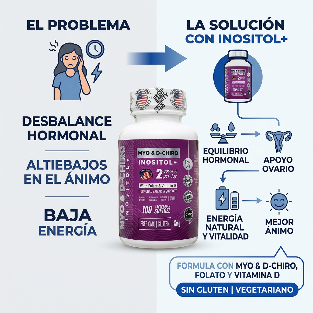 Inositol | Apoyo Natural para Bienestar Hormonal y Metabólico