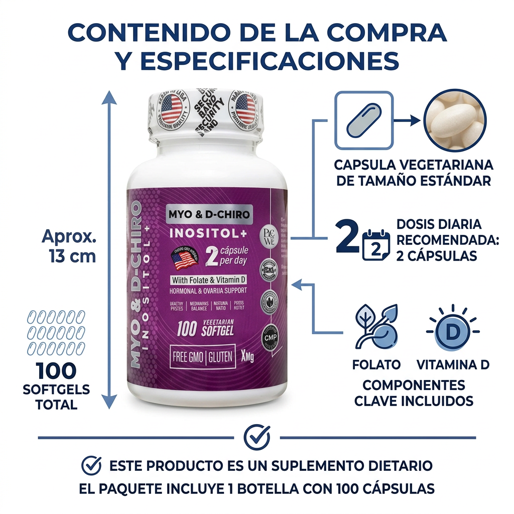Inositol | Apoyo Natural para Bienestar Hormonal y Metabólico