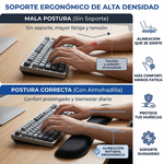 Almohadilla para Teclado Espuma | Ergonomía y Comodidad