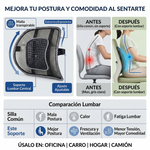 Soporte Lumbar Corrector Postura | Alivio Dolor de Espalda