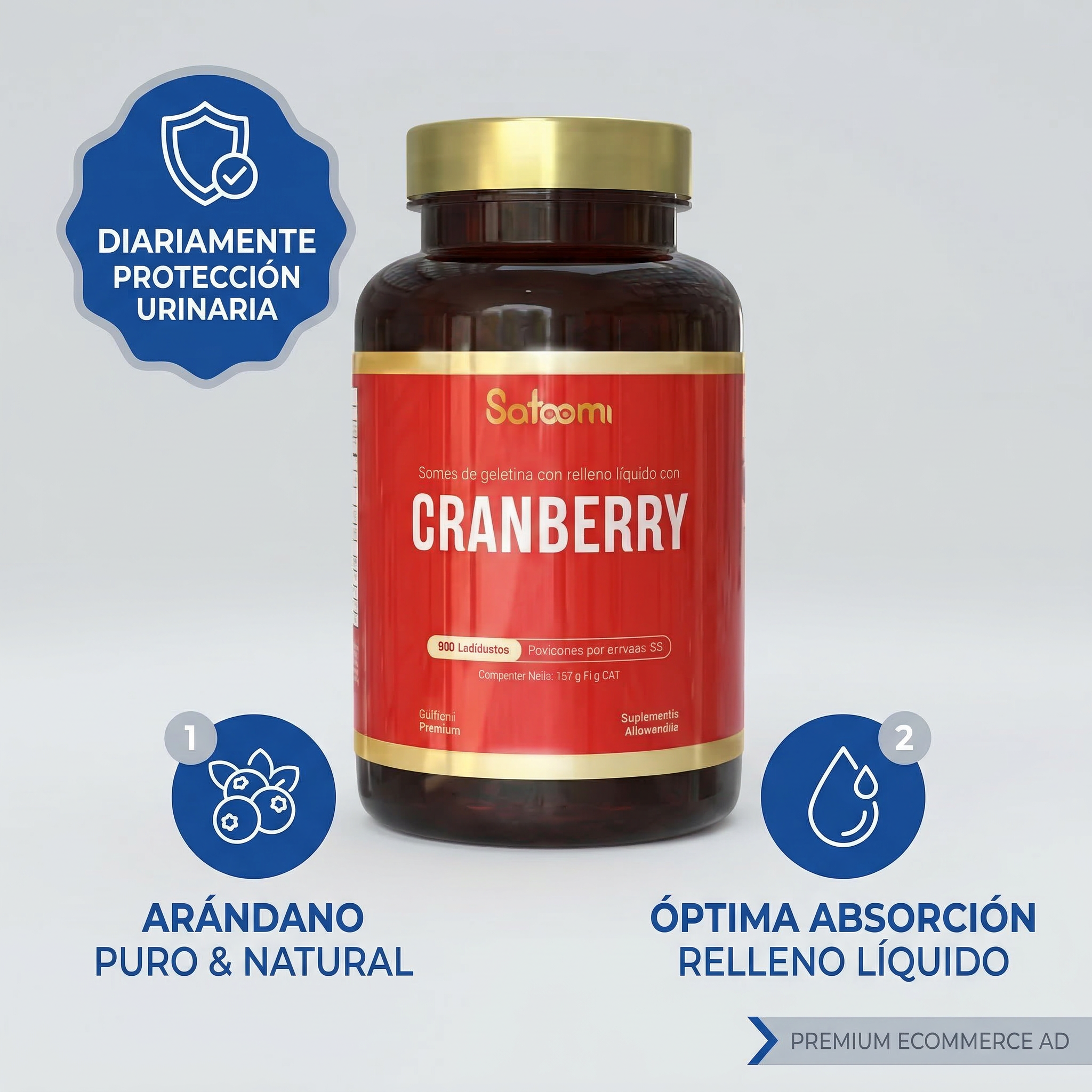 X2 Cranberry Combo | Salud Urinaria y Antioxidantes Naturales