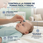 Medidor Fiebre Niños Bebés Sticker | Temperatura Rápida Segura