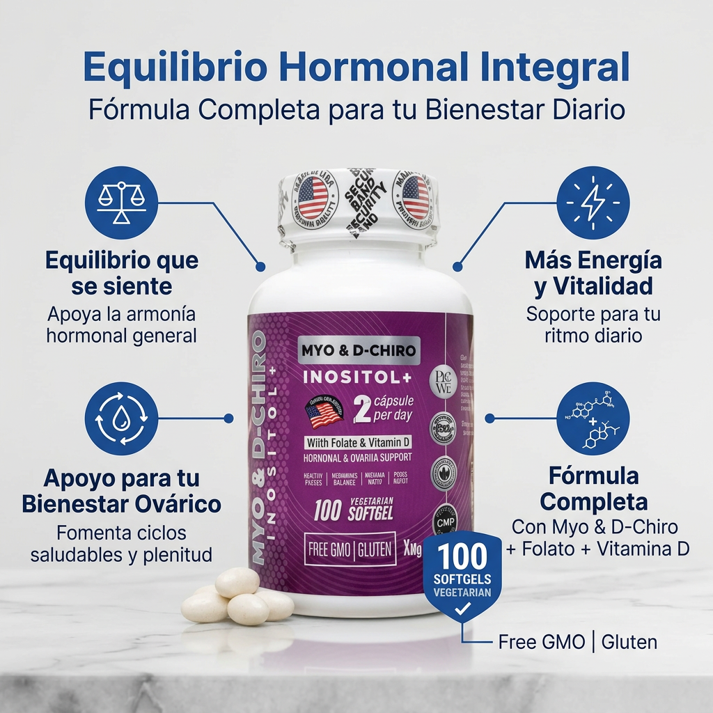 Inositol | Apoyo Natural para Bienestar Hormonal y Metabólico