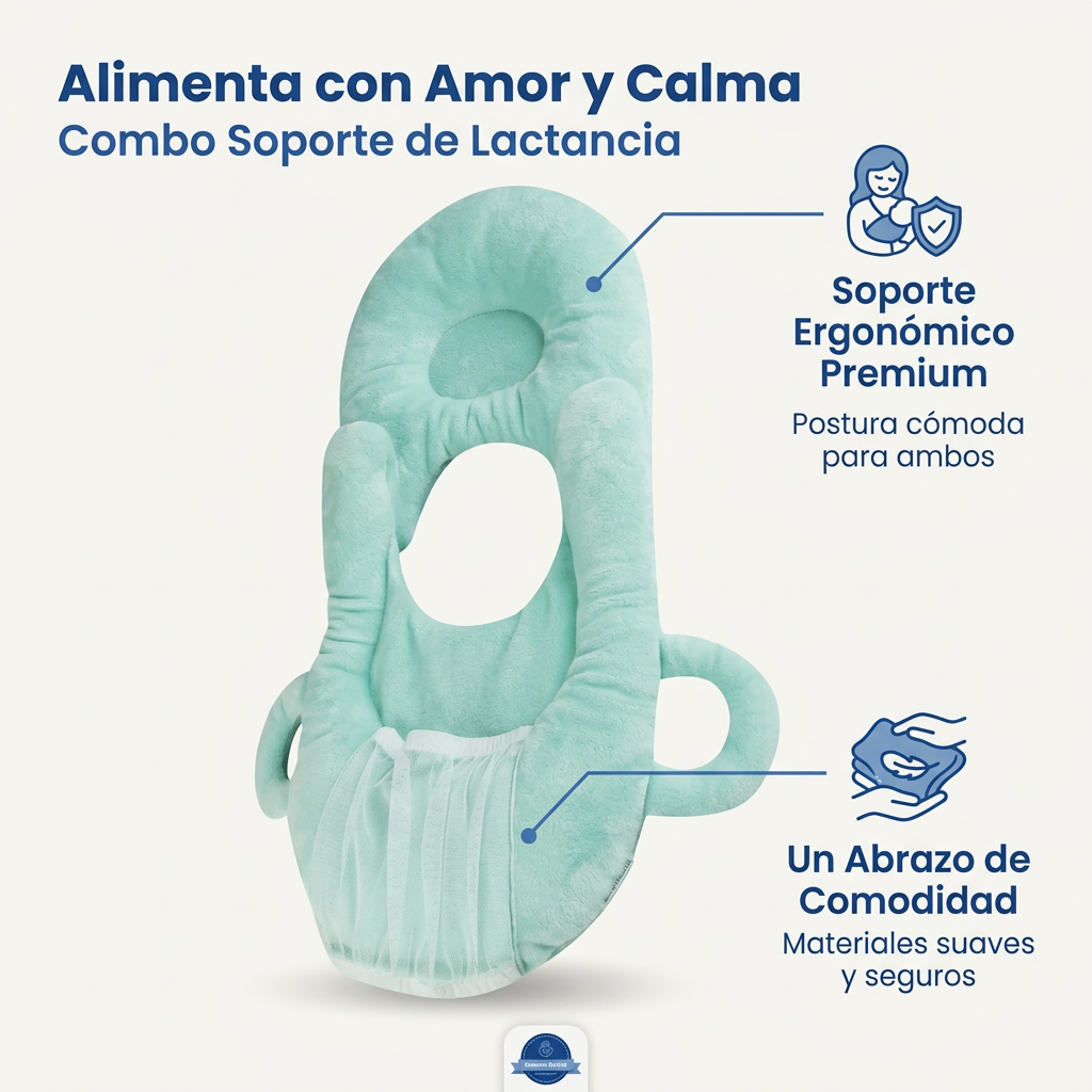 Combo Cojín Lactancia + Plato | Comodidad y Practicidad