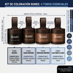 Tapa Canas Capilar Bunee | Cobertura Instant Canas Grises