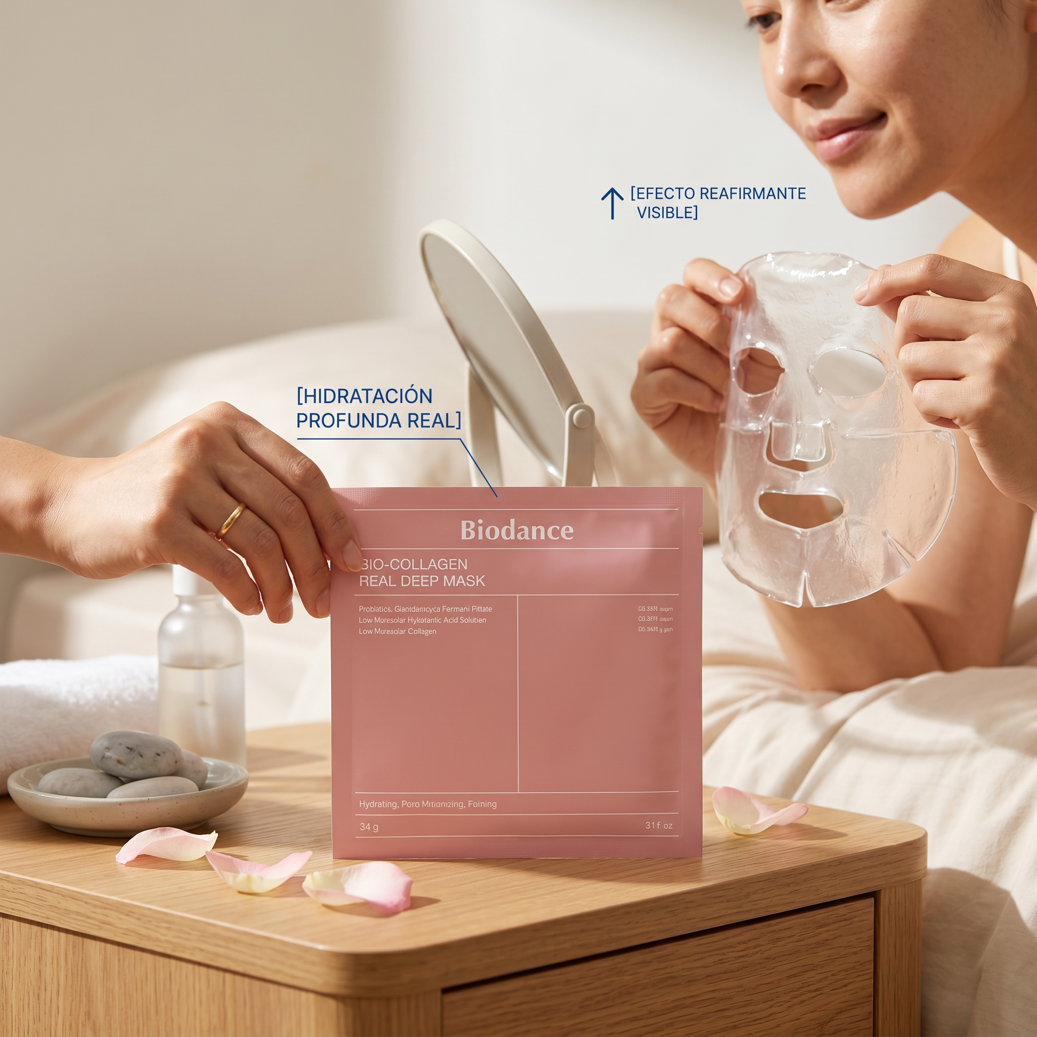 Kit Mascarillas Colágeno Coreanas | Tratamiento Facial Completo