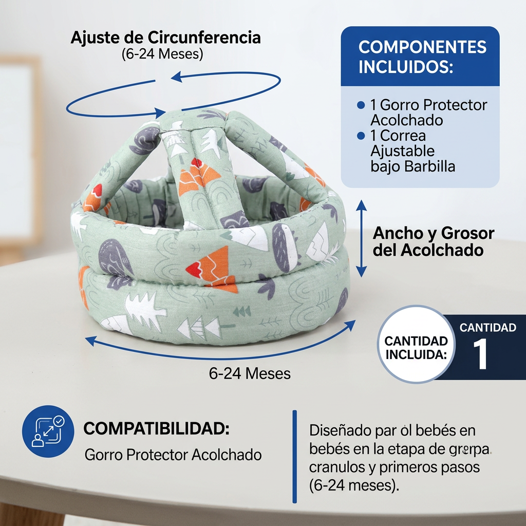 Protector de cabeza para bebé