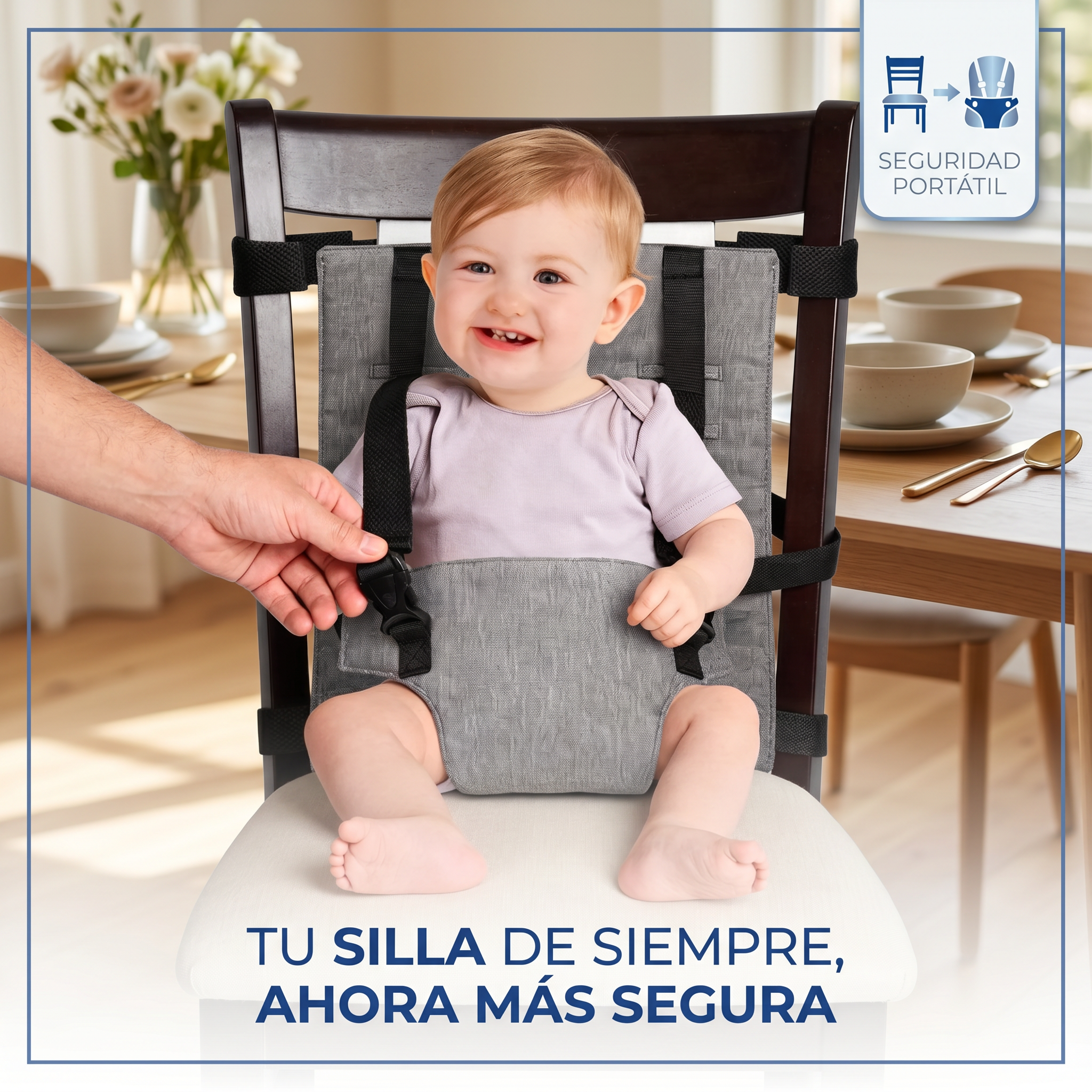 Cinturón para Bebés | Sujeción Segura y Cómoda en Viajes