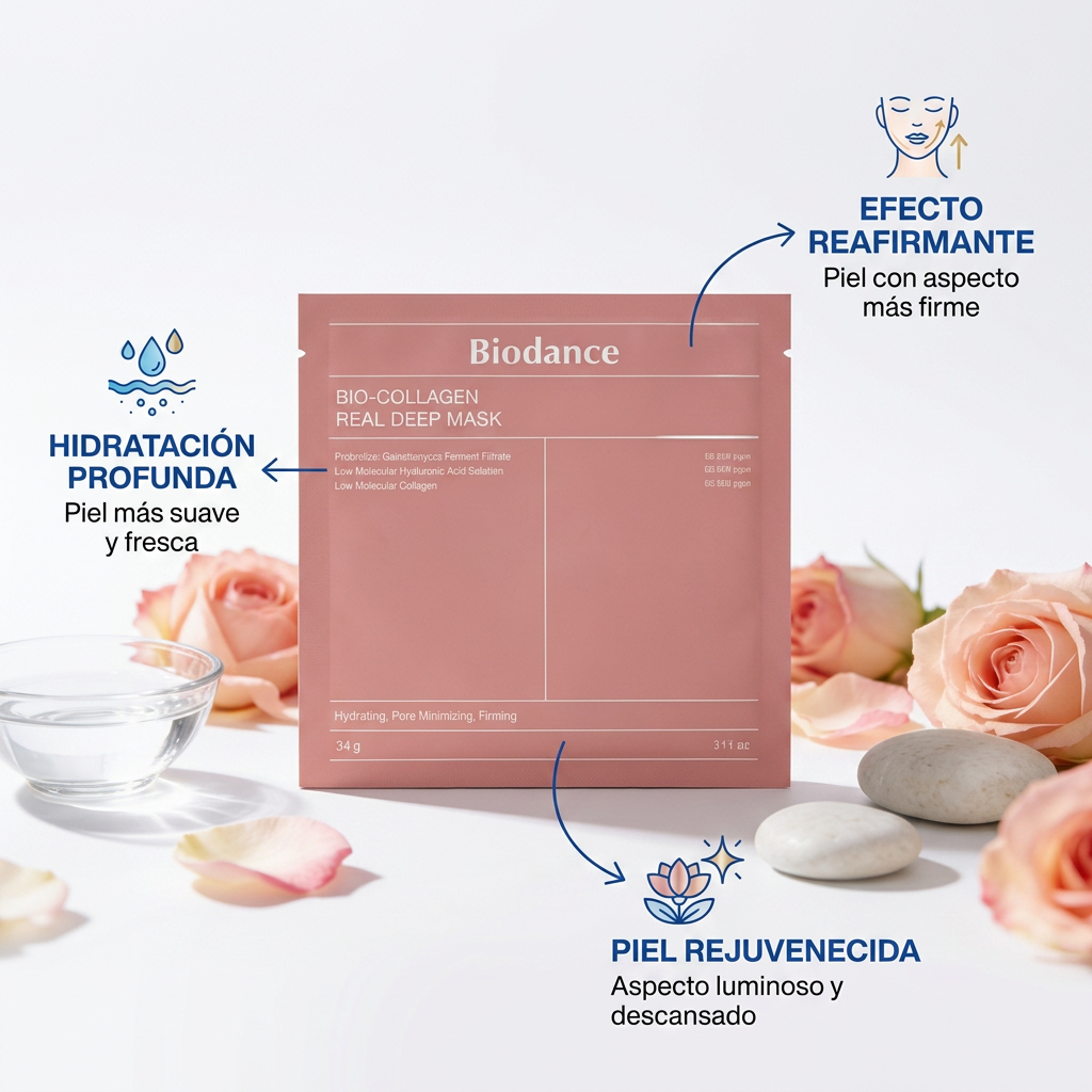 Kit Mascarillas Colágeno Coreanas | Tratamiento Facial Completo