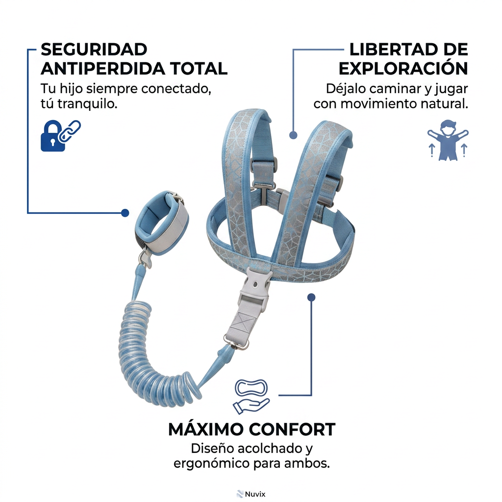 Arnés de seguridad antiperdida