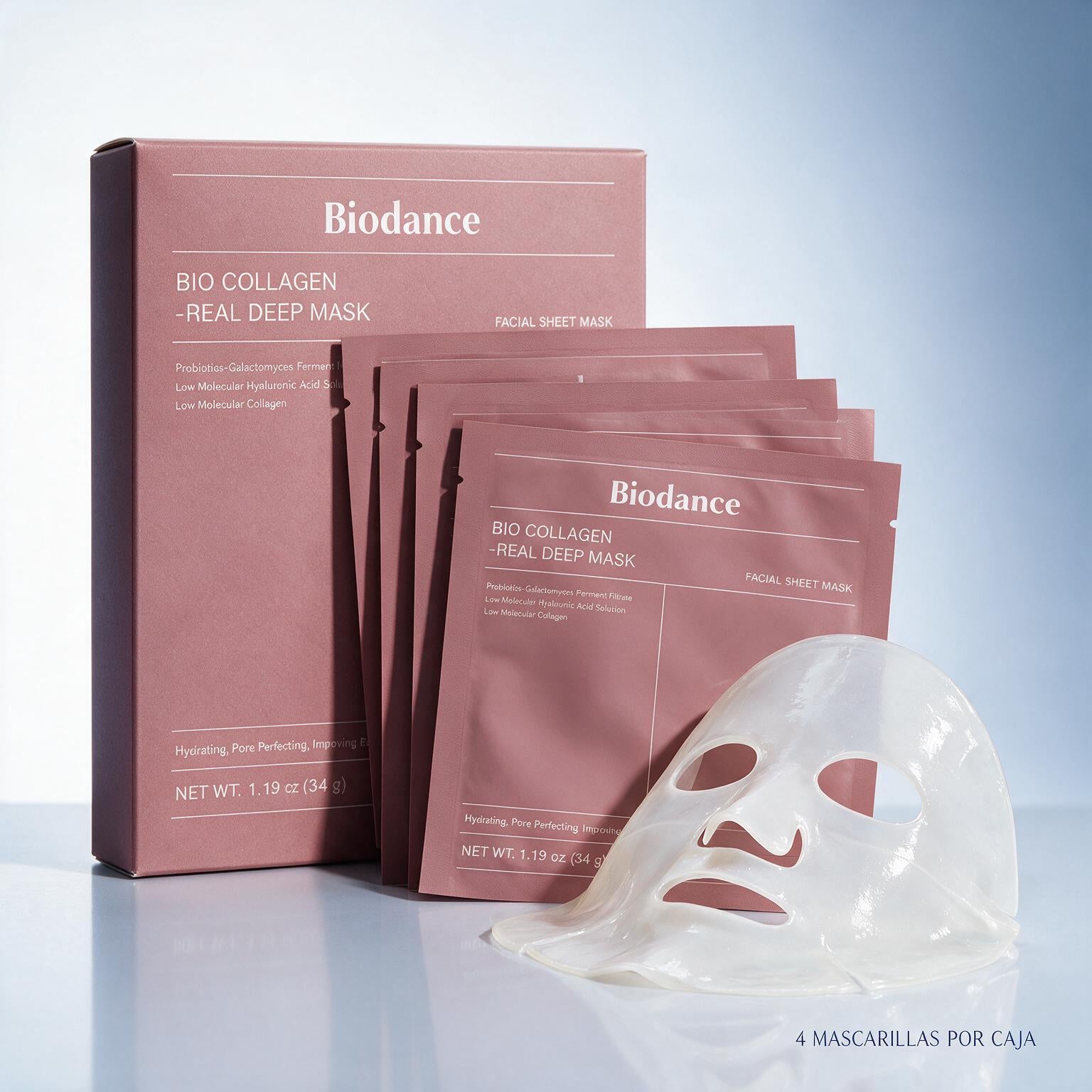 Kit Mascarillas Colágeno Coreanas | Tratamiento Facial Completo