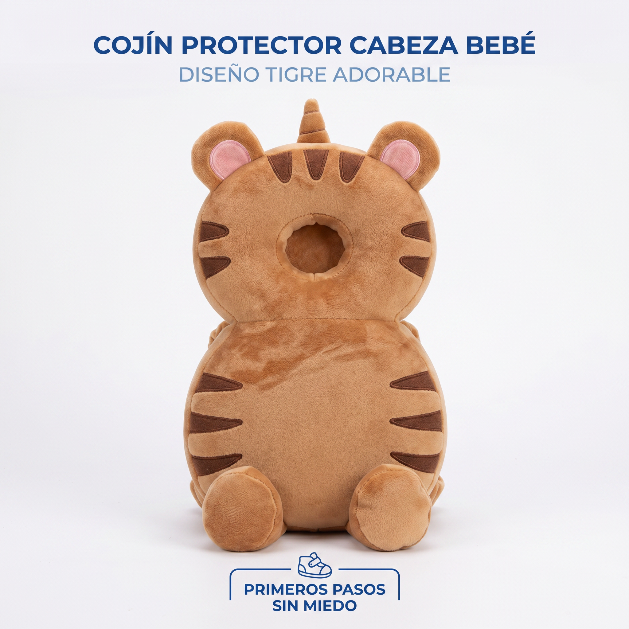 Cojín Protección Cabeza Bebé | Seguridad en Primeros Pasos