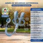 Arnés de seguridad antiperdida