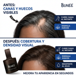 Tapa Canas Capilar Bunee | Cobertura Instant Canas Grises