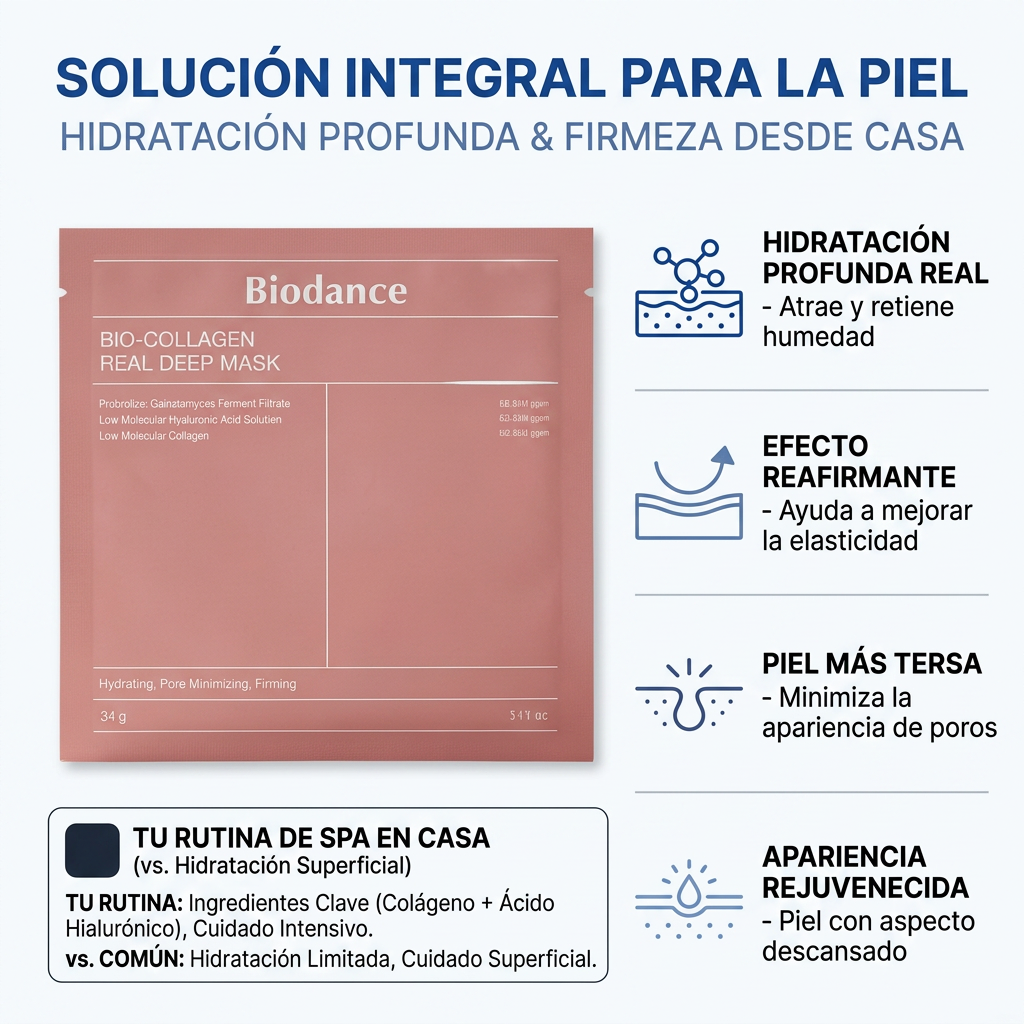 Kit Mascarillas Colágeno Coreanas | Tratamiento Facial Completo