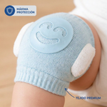Pack de 3 Rodilleras Acolchadas Antideslizantes para Bebé | Protección Gateo