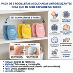 Pack de 3 Rodilleras Acolchadas Antideslizantes para Bebé | Protección Gateo